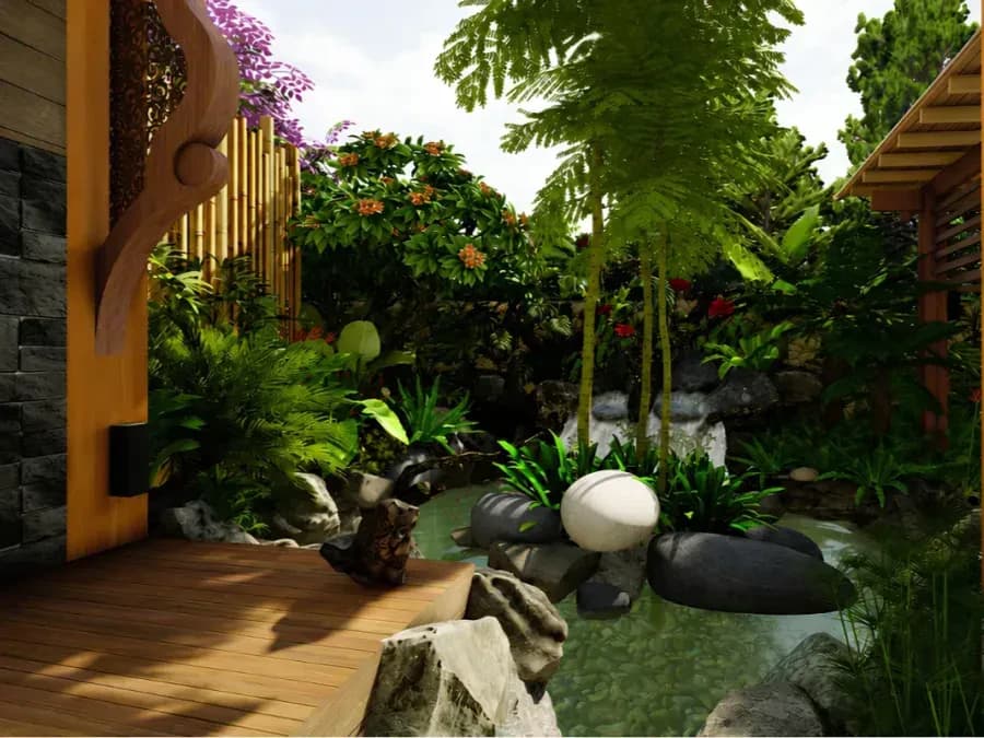 Bure Viti — Koi Pond
